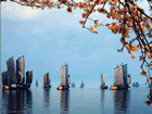 Boats on Honge Lake